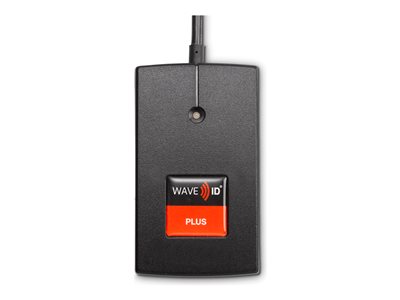 rf IDEAS WAVE ID Plus Keystroke Black Surface Mount Reader