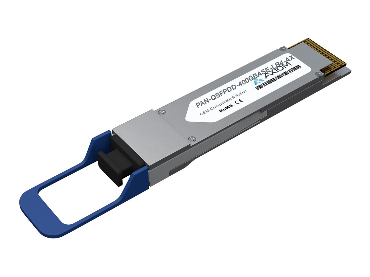 Axiom - QSFP-DD transceiver module (equivalent to: Palo Alto Networks PAN-QSFPDD-400GBASE-LR4)