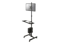 Neomounts FPMA-MOBILE1700 cart - for LCD display / keyboard / mouse / CPU - black