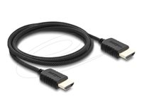 Delock HDMI-kabel 2m Sort