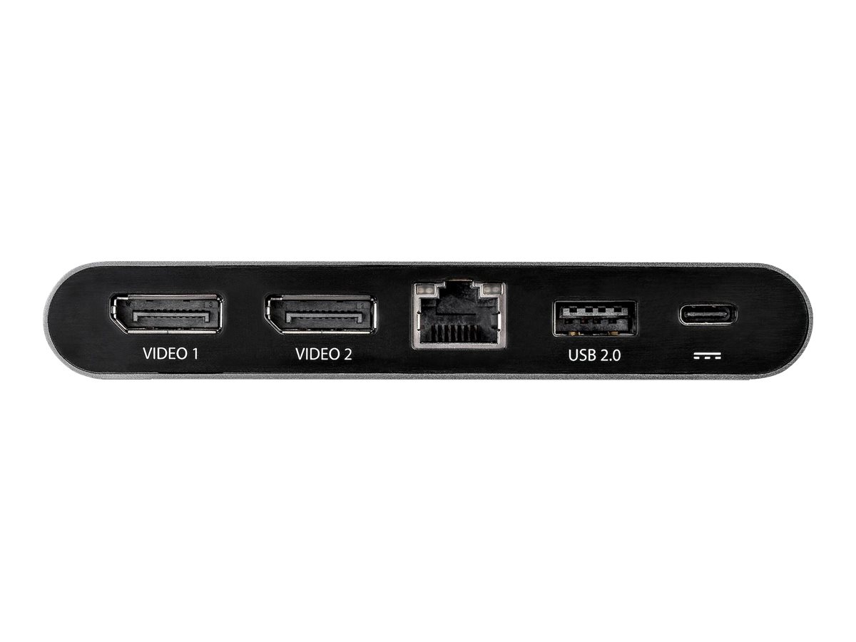 USB C Dock - 4K Dual Monitor HDMI Display - Mini Laptop Docking Station -  100W Power Delivery Passthrough - GbE, 2-Port USB-A Hub - USB Type-C