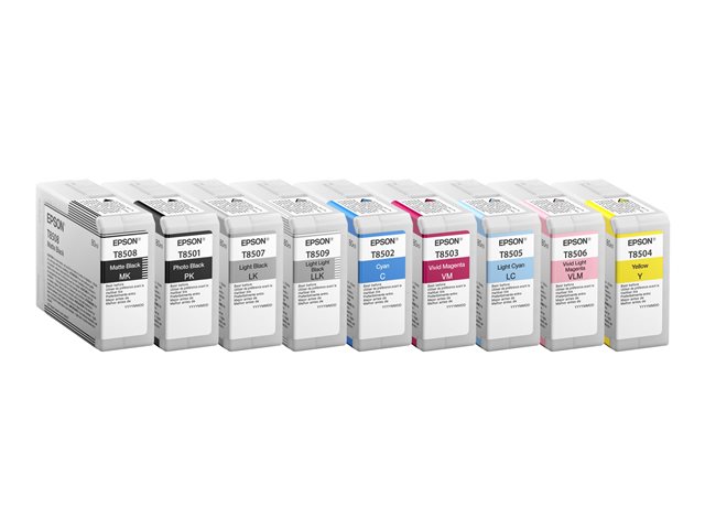 Epson T8501 - photo noire - original - cartouche d\'encre