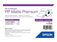 Epson Premium - die cut labels - matte - 13860 label(s) - 76 x 51 mm