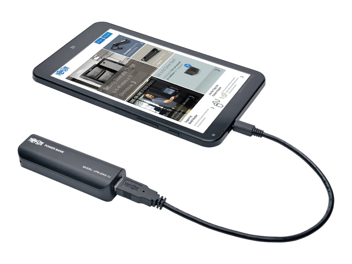 Tripp Lite Portable Mobile Power Bank USB Battery Charger