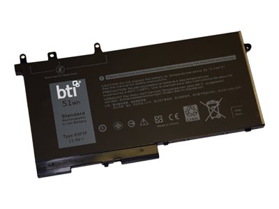 BTI - Notebook battery (equivalent to: Dell D4CMT, Dell 93FTF, Dell 83XPC, Dell DJWGP, Dell 451-BBZT)