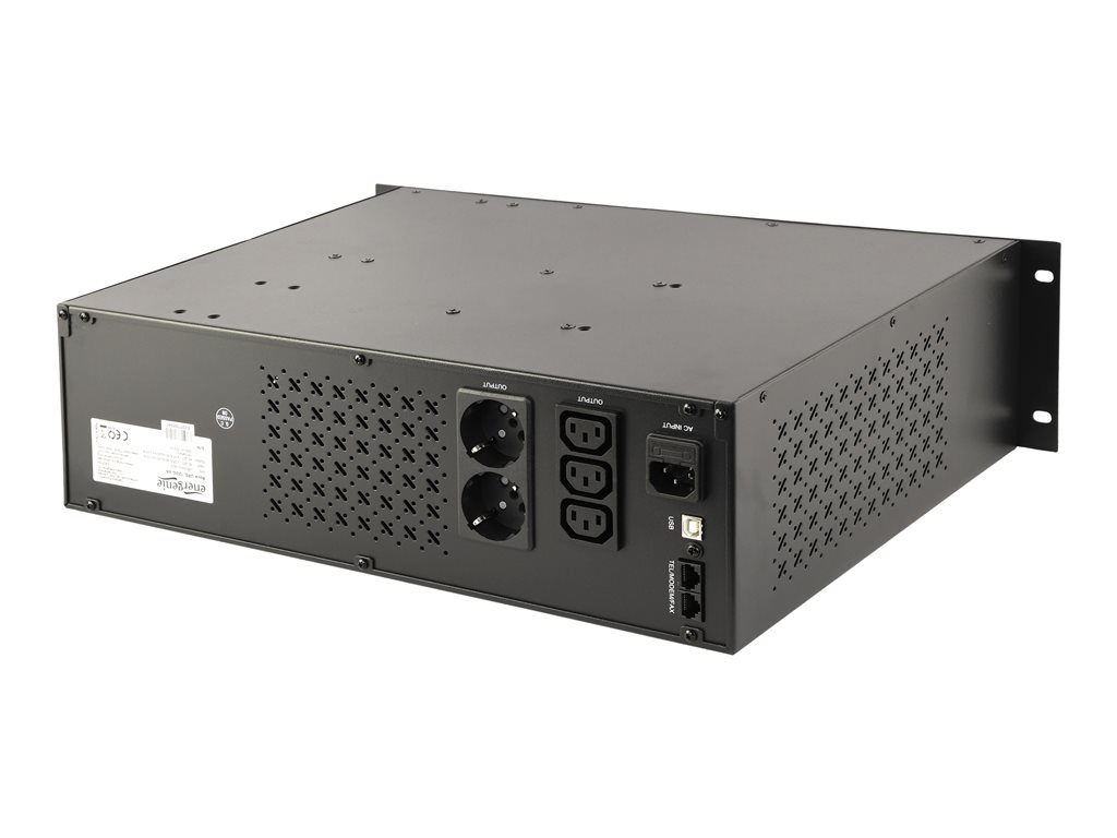 UPS GEMBIRD-ENERGENIE LINE-INTERACTIVE 1500VA 1X C14 4X C13 , RJ11 IN/OUT, USB RACK 19'