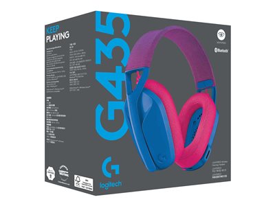 LOGI G435 LightSpeed Headset Blue