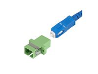 Startech - Coupleur réseau - mode unique SC/APC (F) pour mode unique SC/APC (F) - fibre optique 