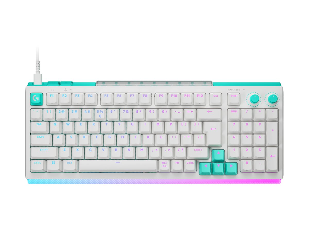 Logitech G G512 X 98 - klávesnice - QWERTY - Mezinárodní angličtina - bílá Vstupní zařízení