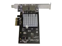 Startech Carte réseau PCI Express à 2 ports 10GBASE-T / NBASE-T avec chipset Intel X550