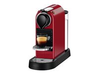 Krups Nespresso CitiZ XN741510 Kaffemaskine Kirsebærrød
