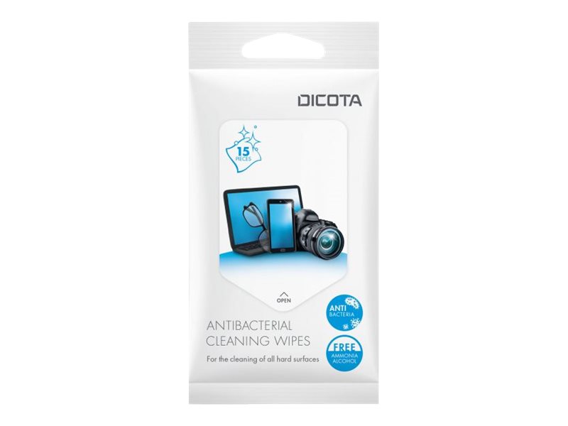 DICOTA Antibacterial Surface Cleaning Wipes Pack 15 pieces
