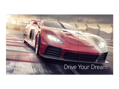 55IN 1920X1080 LCD VIDEOWALL1.3/.44MM 24/7 500NIT HDMI DP DVI