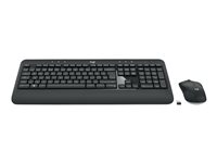 Logitech MK540 Advanced - keyboard and mouse set - QWERTY - Spanish Input Device