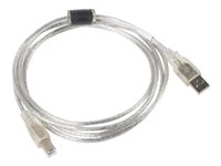 Lanberg USB 2.0 USB-kabel 1.8m Transparent