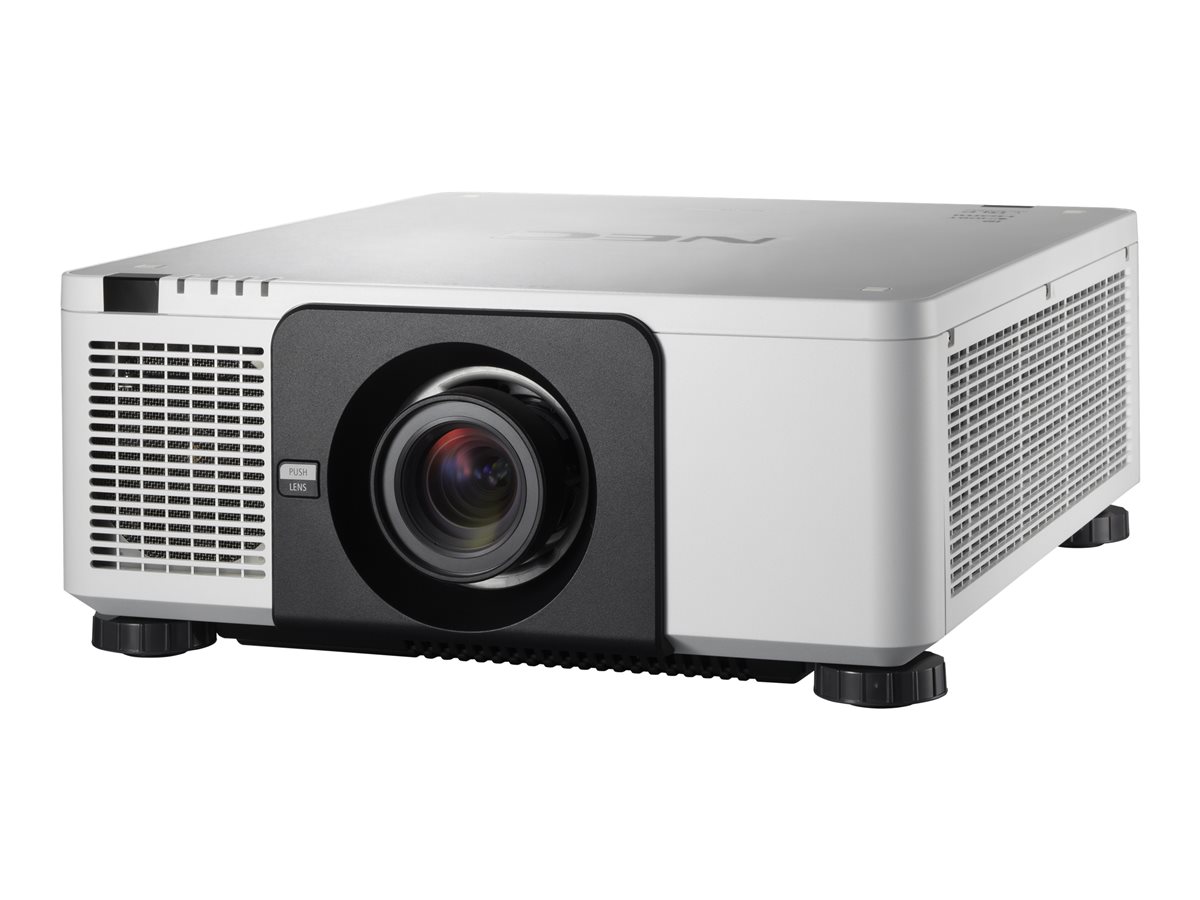 NEC PX1004UL - projektor DLP - zvětšovací objektivy - 3D - LAN - bílá - s NP18ZL lens