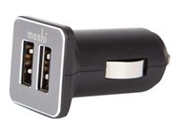Moshi Revolt Duo Car power adapter 2.1 A 2 output connectors (USB) black
