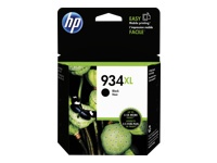 HP 934XL - 25.5 ml - High Yield - pigmented black - original - ink cartridge - for Officejet 6812, 6815, 6820; Officejet Pro 6230, 6230 ePrinter, 6830, 6835