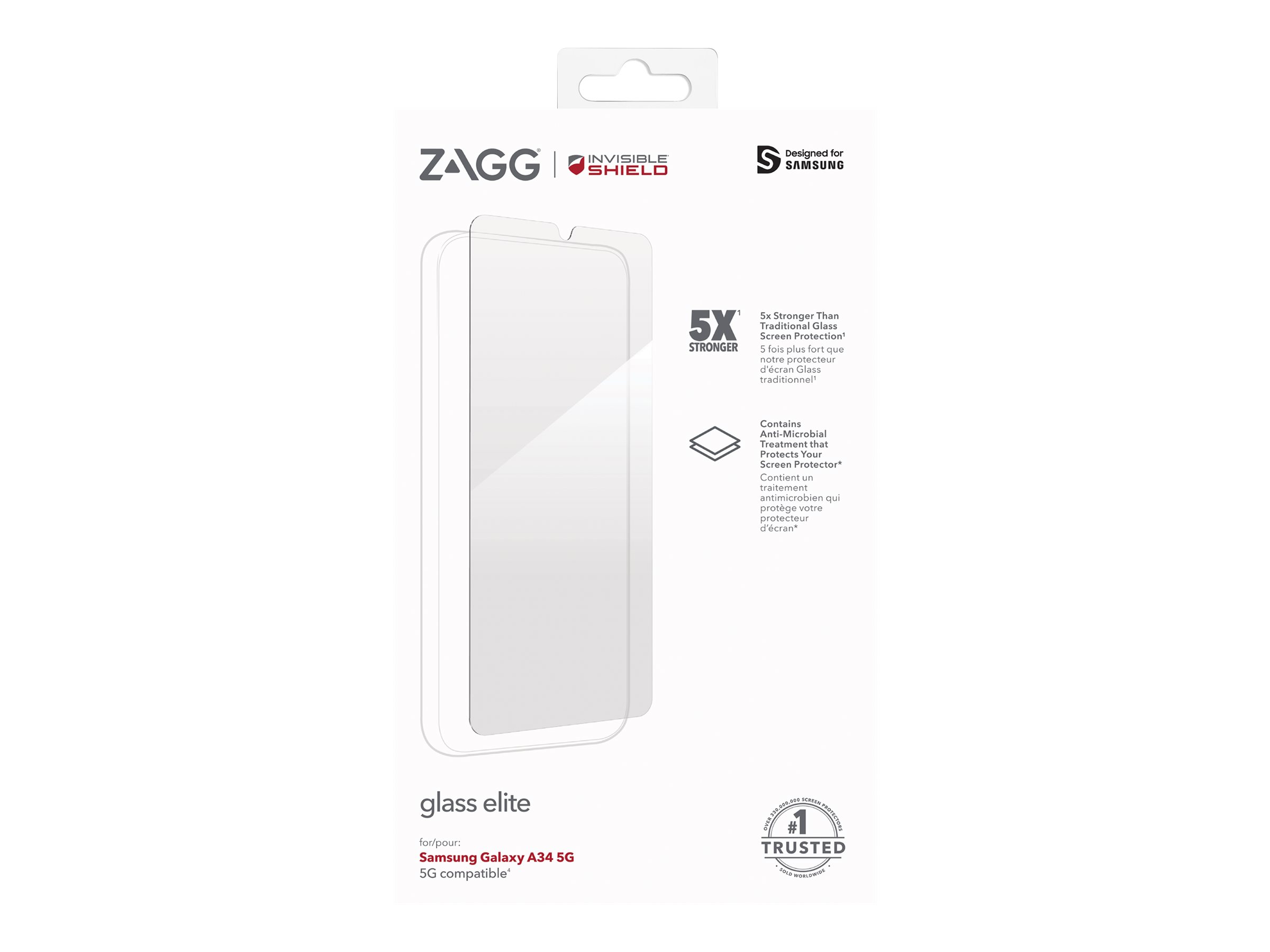 ZAGG InvisibleShield Glass Elite Samsung Galaxy A34 5G