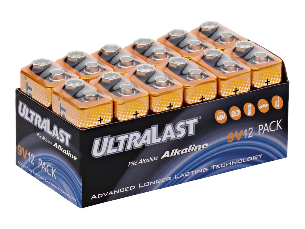 UltraLast UL129VB - Battery 12 x 9V