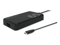 Qoltec Strømadapter - AC / USB-C 65Watt