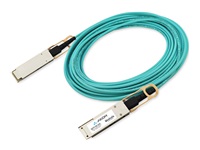Axiom - Câble d'attache direct 400GBase-AOC - QSFP-DD (M) pour QSFP-DD (M) - 2 m 