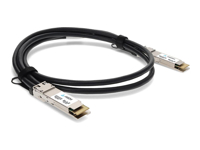 Axiom - Câble d'attache direct 400GBase-CU - QSFP-DD pour QSFP-DD - 50 cm 