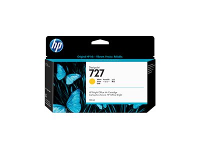 HP 727 Ink Yellow 130ml T920 T1500
