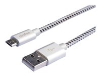 Cirafon USB-kabel 2m Sort Hvid 
