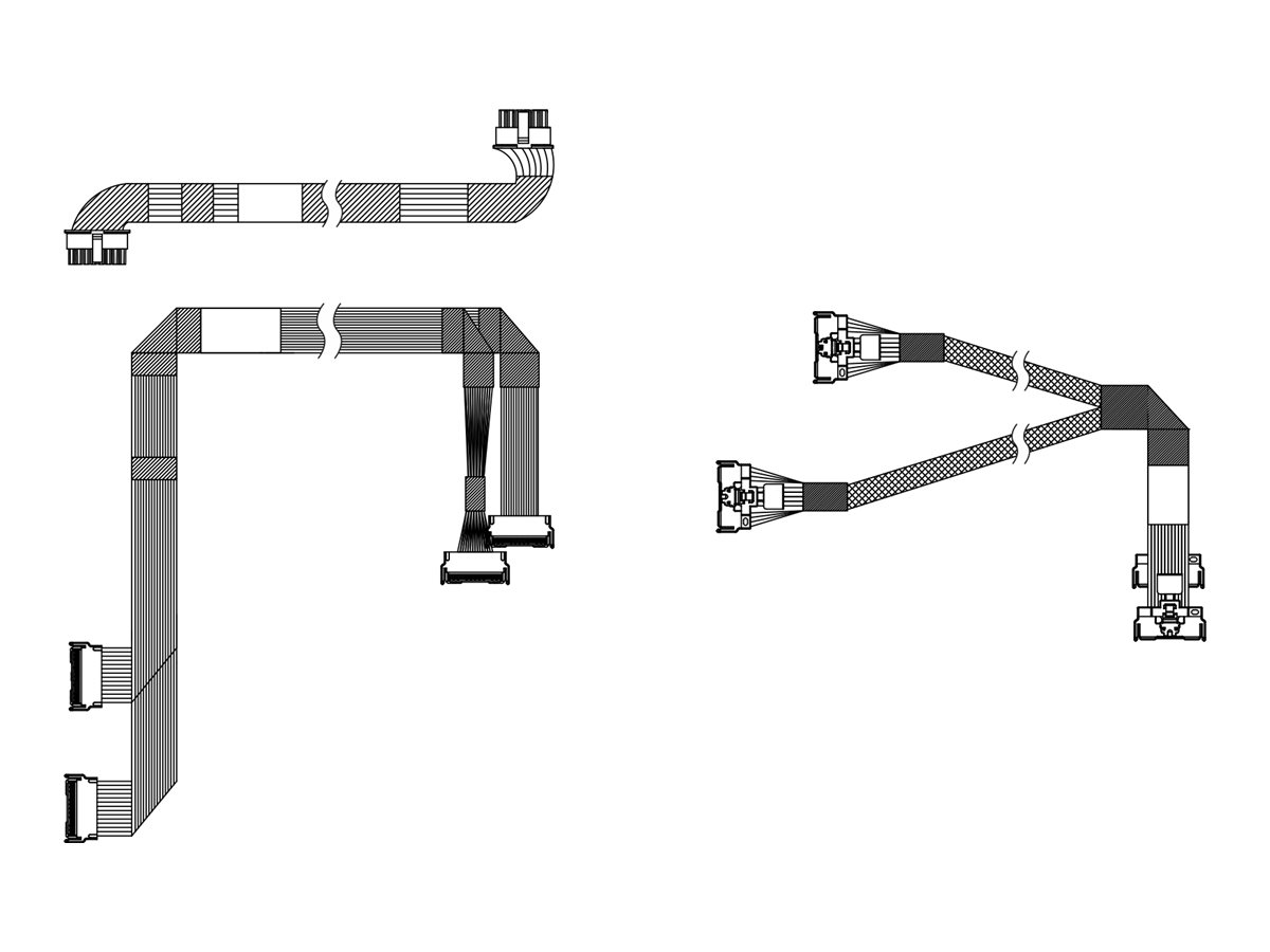 LENOVO ISG SR630 V3 4x2.5i NVMe BP Cable