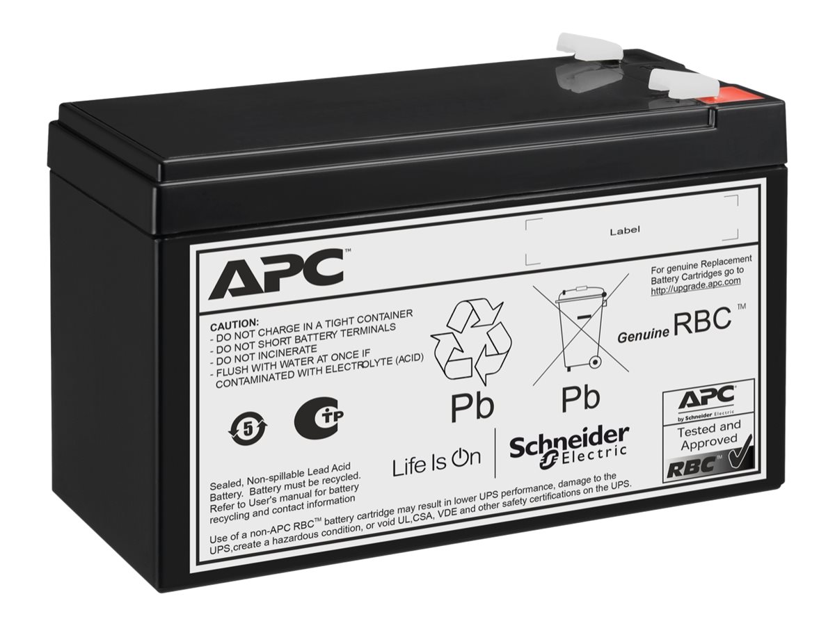 APC Replacement Battery Cartridge #176 UPS battery Lead Acid 7 Product shot Right-angle 79850