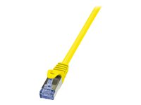 LogiLink PrimeLine CAT 6a SFTP, PiMF 10m Patchkabel Yellow