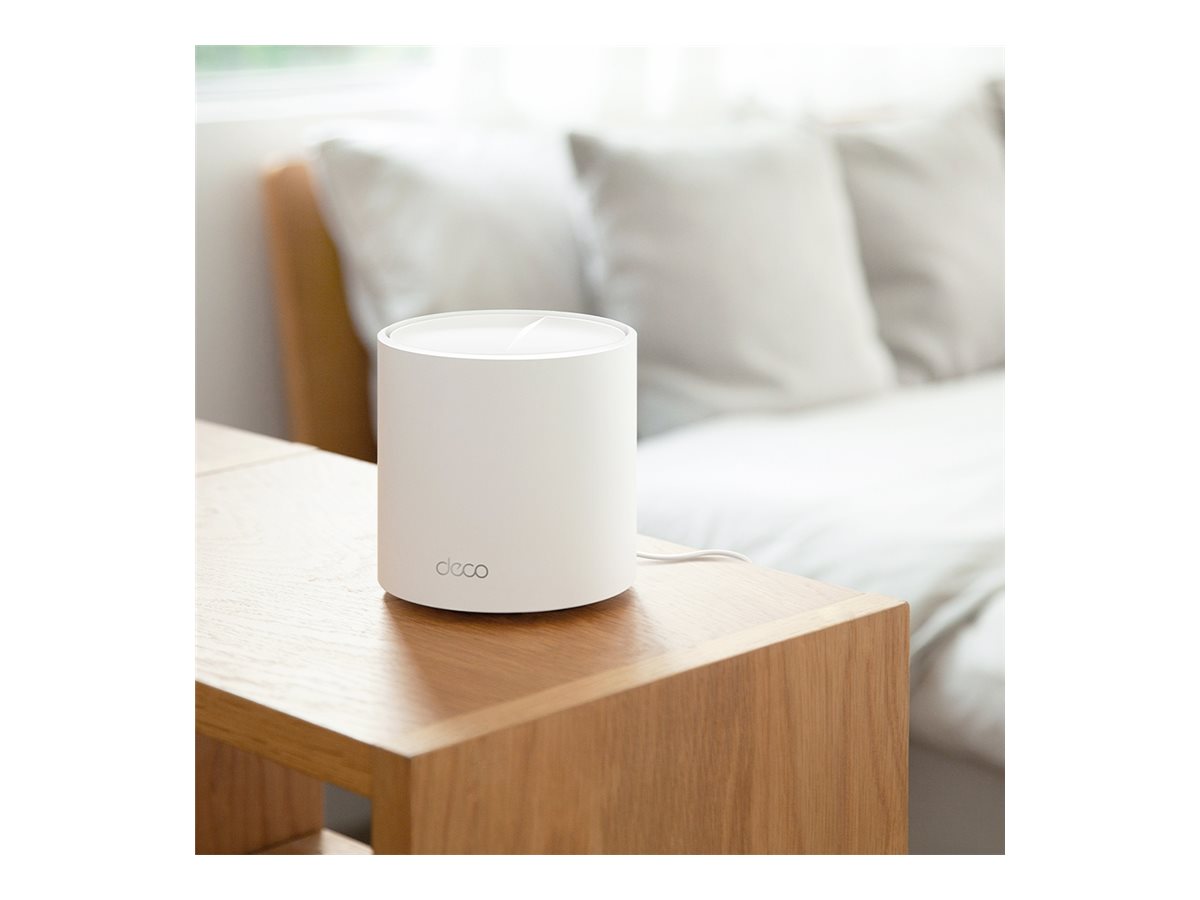 TP-Link Deco X50 Pro V1 Wi-Fi system Wi-Fi 6 Package view Left-angle 77500