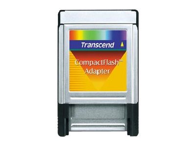 Transcend - Card adapter (CF I) - PC Card