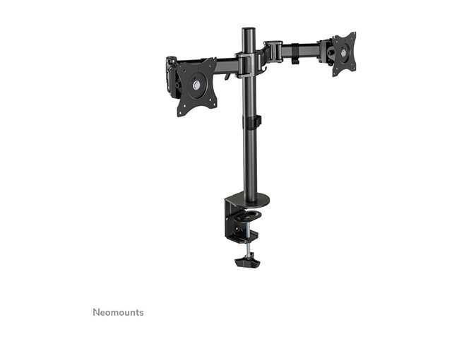 NEOMOUNTS Flat Desk Mount 2 screens Blk