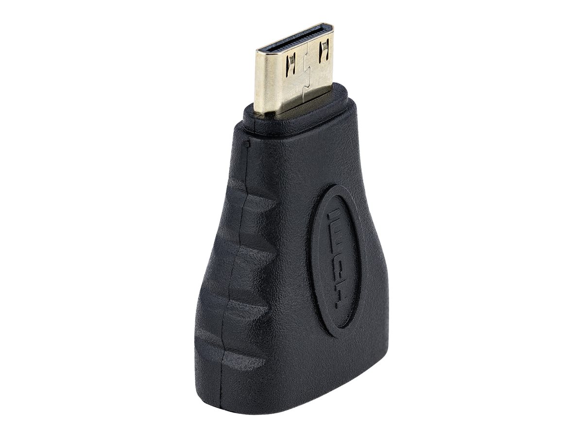 StarTech.com Mini HDMI to HDMI Adapter, 4K High Speed HDMI Adapter, 4K 30Hz Ultra HD High Speed HDMI Adapter, HDMI 1.4, Gold Plated Connectors, UHD Mini HDMI Adapter 4K, Black - Mini HDMI to HDMI Converter - HDMI adaptér – foto 2