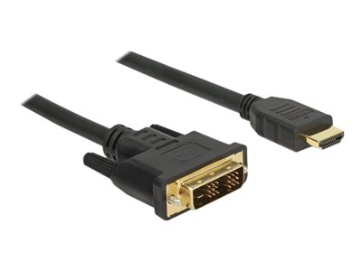 DELOCK Kabel DVI 18+1 St > HDMI-A St 3.0m schwarz - 85585