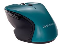 Verbatim USB-C Wireless Blue LED Mouse - mouse - 2.4 GHz - teal