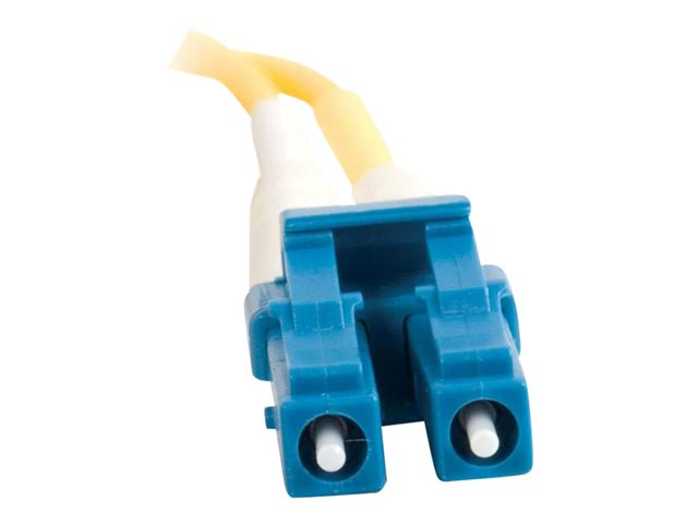 C2G LC-LC 9/125 OS1 Duplex Singlemode PVC Fiber Optic Cable (LSZH) - patch kabel - 10 m - 10 m - žlutá – foto 5