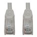 Eaton Tripp Lite Series Cat6a 10G Snagless Molded UTP Ethernet Cable (RJ45 M/M), PoE, White, 1 ft. (0.3 m)