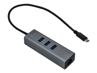 I-TEC USB-C Metal HUB 3 Port Giga Lan - C31METALG3HUB