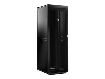 Rittal TS IT PRO Rack cabinet with side panels black, RAL 9005 48U 19INCH