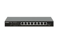Eaton Tripp Lite series Desktop Gigabit Ethernet Unmanaged Switch, PoE+ Pass-Through 8-Port 2.5 Gbps 100W Metal - switch - 8 ports - unmanaged - TAA Compliant