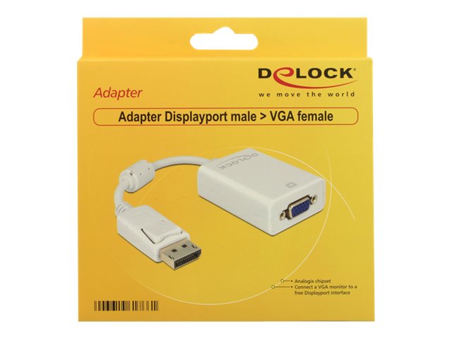 Delock Adapter Displayport 1.1 male > VG – foto 2