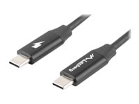 Lanberg USB 2.0 USB Type-C kabel 50cm Sort