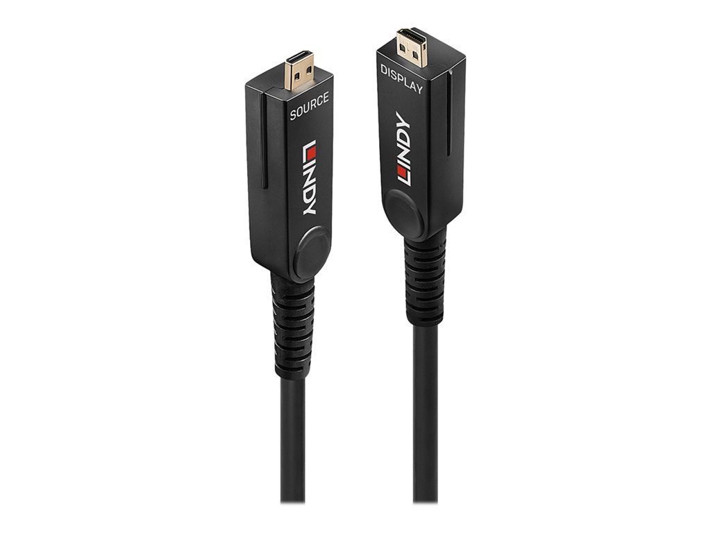 LINDY 10m Fibre Optic Hybrid Micro-HDMI