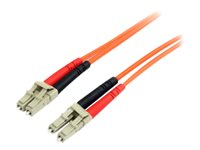 StarTech.com 2m Fiber Optic Cable - Multimode Duplex 62.5/125 - LSZH - LC/LC - OM1 - LC to LC Fiber Patch Cable (FIBLCLC2) - 