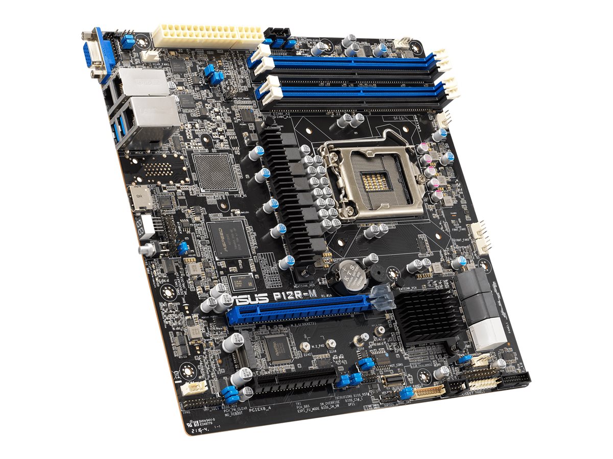 ASUS P12R-M - základní deska - mikro ATX - zásuvka LGA1200 - C252 – foto 2