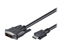 M-CAB Videokabel HDMI / DVI 2m Sort