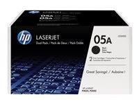 HP 05A - 2-pack - black